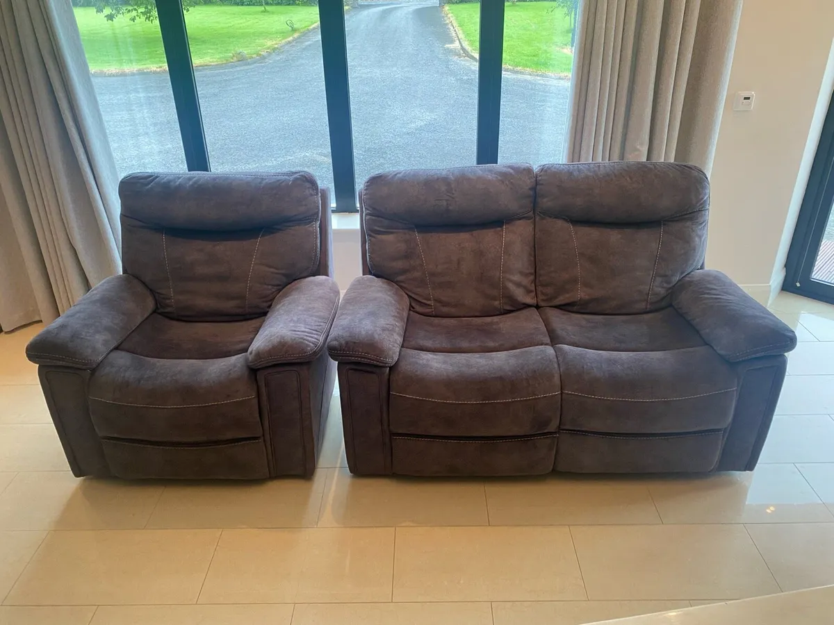 2 & 1 Seater Recliners - Image 1