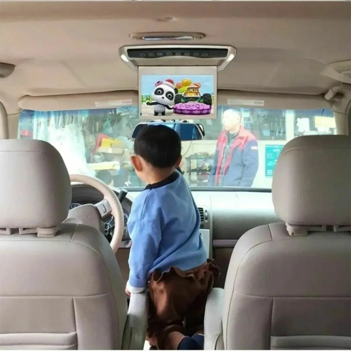 Flip Screen Car Roof Monitor 10.1" MP5 Player - Image 4