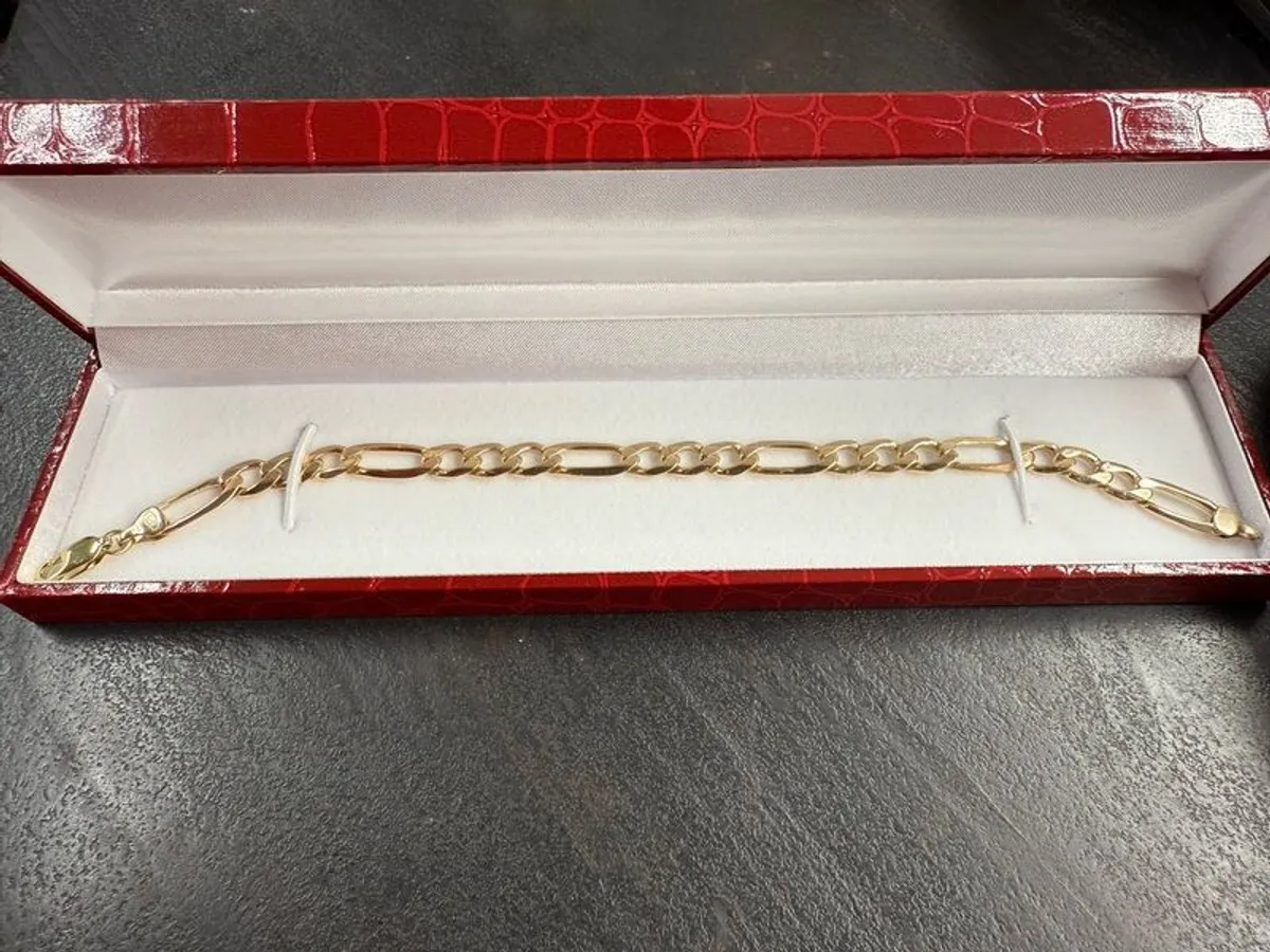 Mens 9ct gold Bracelet - Image 1