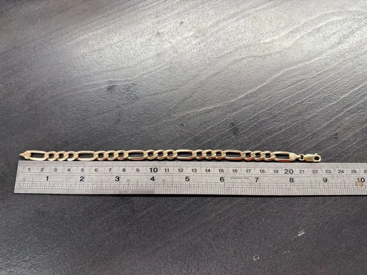Mens 9ct gold Bracelet - Image 2