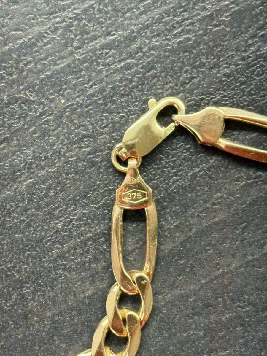Mens 9ct gold Bracelet - Image 3