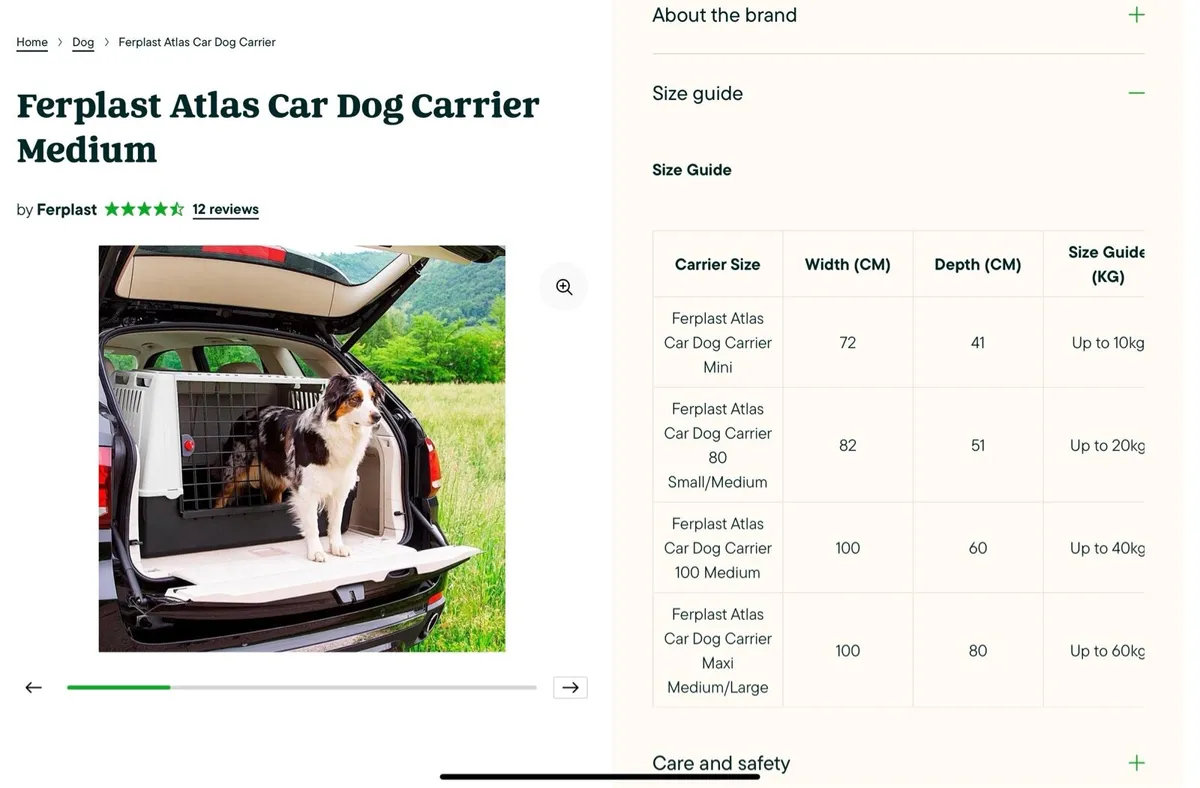 Ferplast Atlas 100 Dog Crate - Image 2