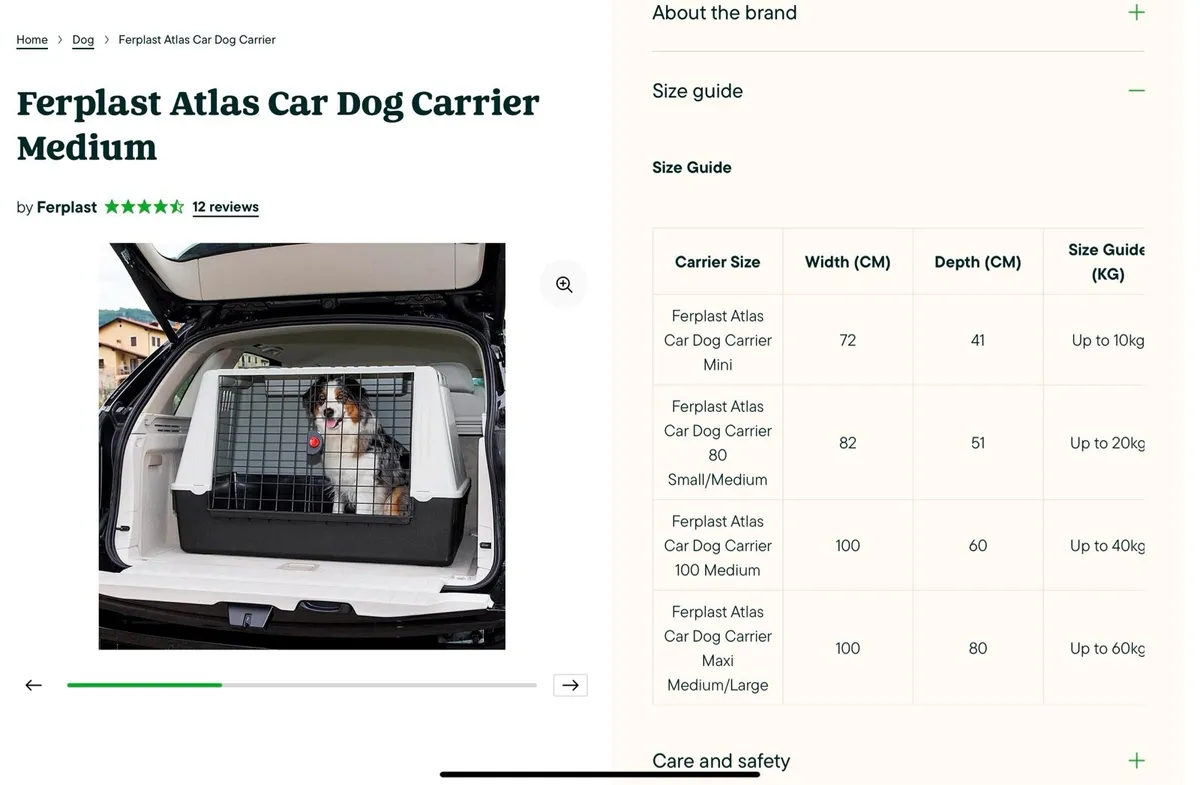 Ferplast Atlas 100 Dog Crate - Image 3