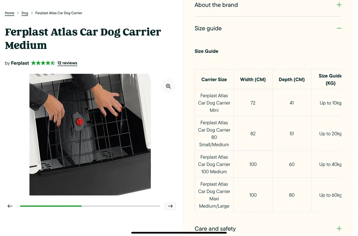 Ferplast Atlas 100 Dog Crate - Image 4