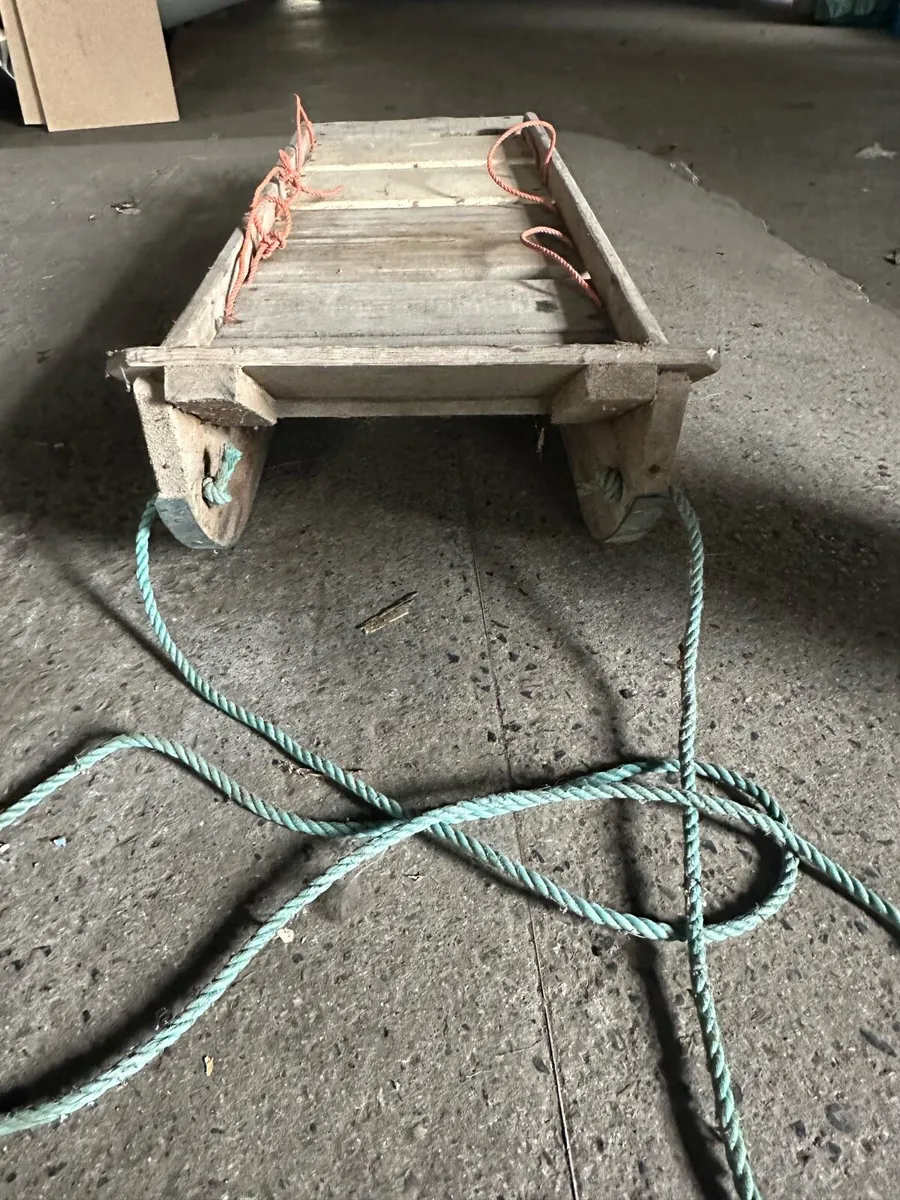 Vintage Wooden Snow Sled / Toboggan (1940/50’s) - Image 4