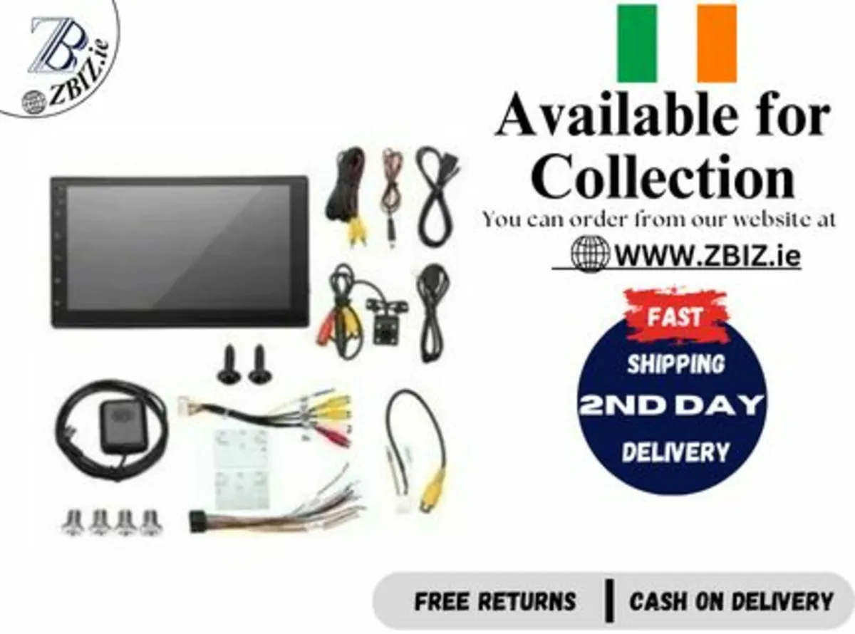 Car Stereo Radio 7-Inch Android Touchscreen Unit - Image 1