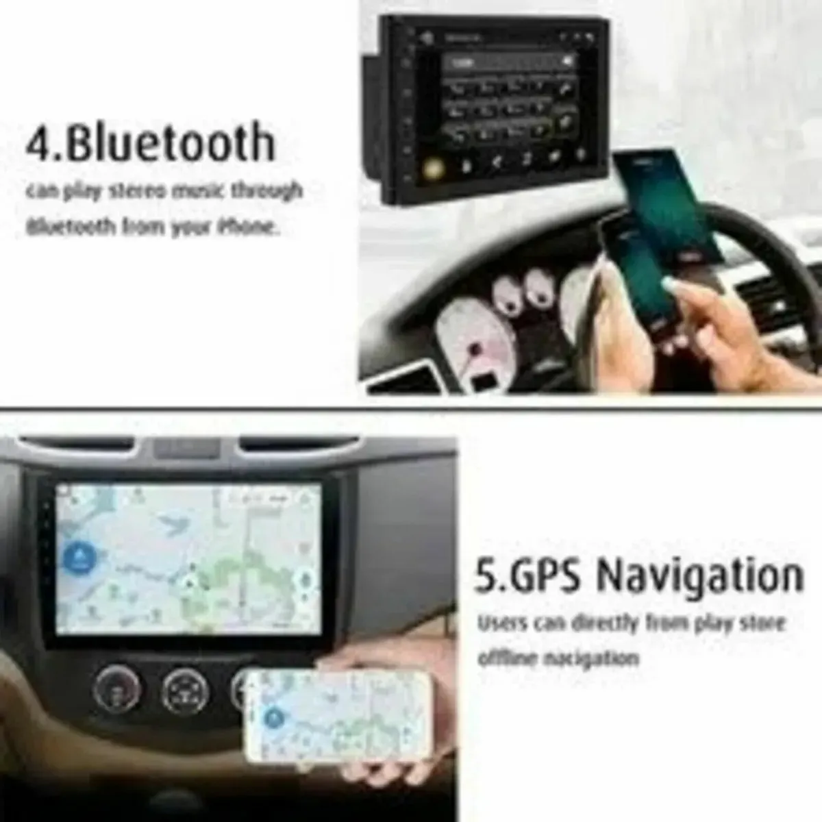 Car Stereo Radio 7-Inch Android Touchscreen Unit - Image 4