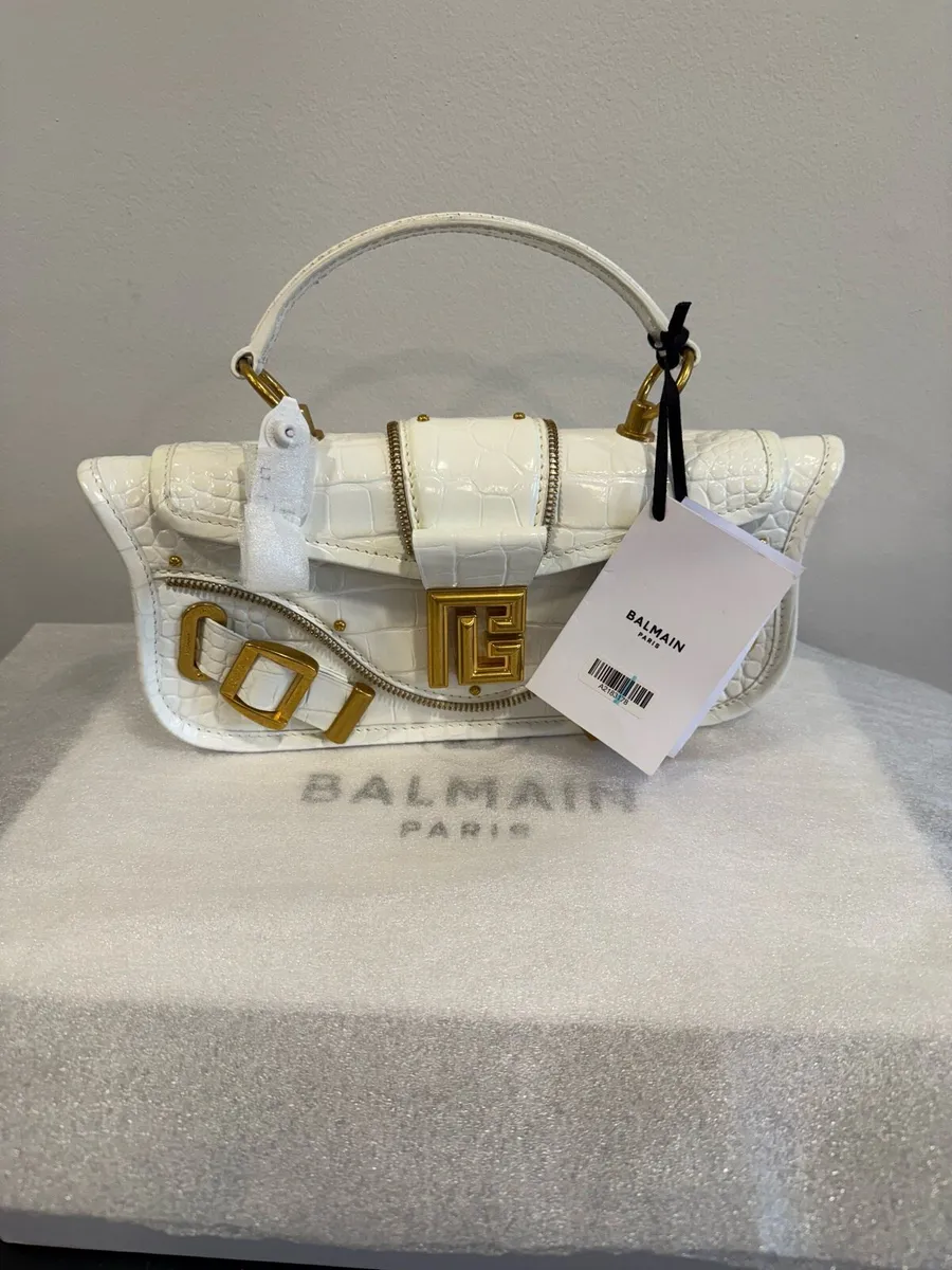 Balmain leather bag , detachable strap, brand New. - Image 1
