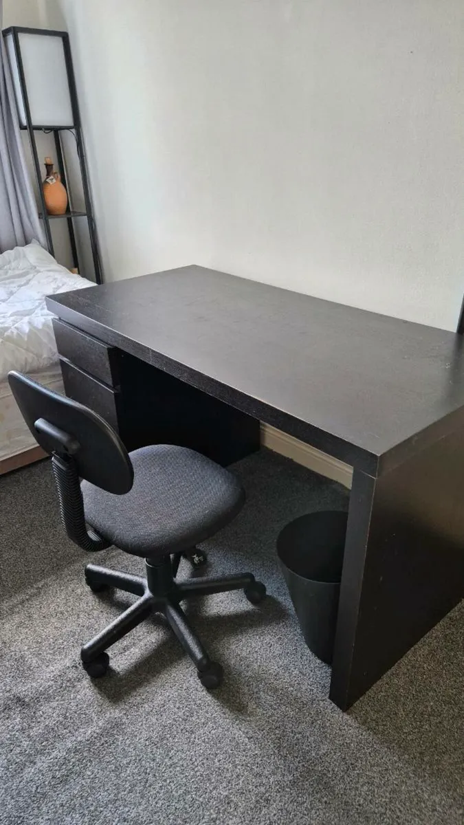 Large Office Desk & Chair - Image 1