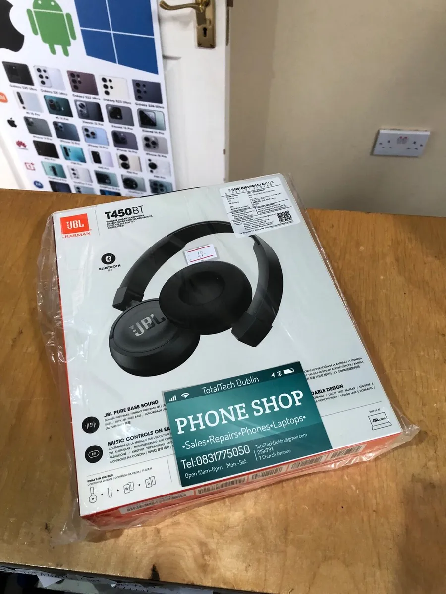 JBL T450 BT Bluetooth Wireless Headphones New - Image 1