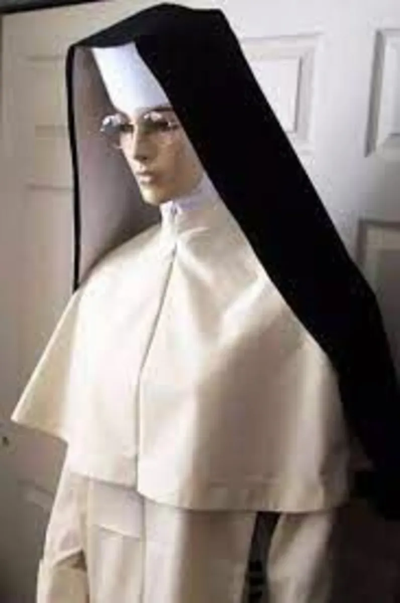 49  Nuns veils and 22 eye patches