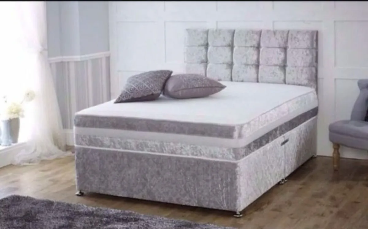 Double Divan Bed with Mattress included - Image 4