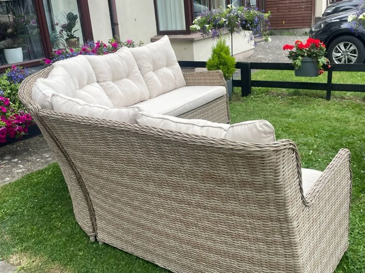 rattan corner sofa - Image 3