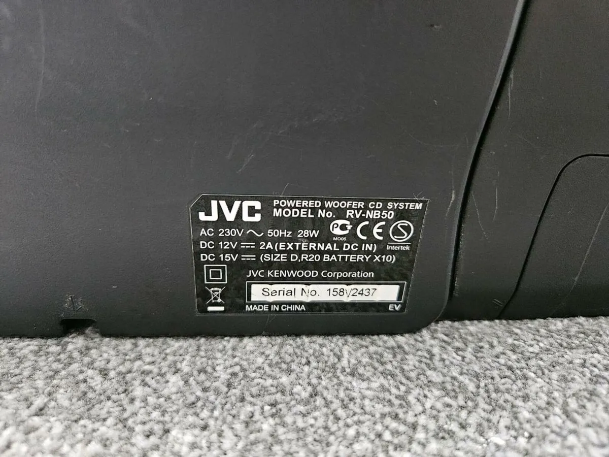 Boombox Jvc Rv-nb50 - Image 3