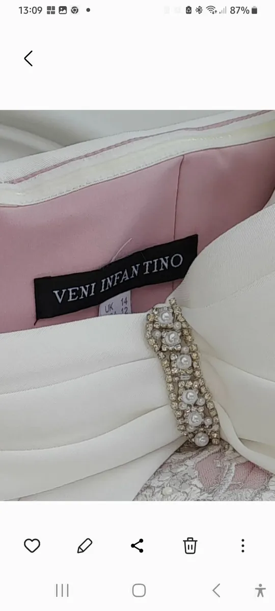 Mother of the bride dress  designer VENI INFANTINO - Image 3