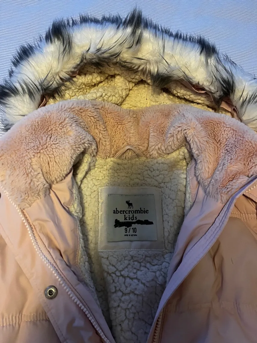 Abercrombie Kids Girl’s Parka Jacket 9-10Y - Image 2