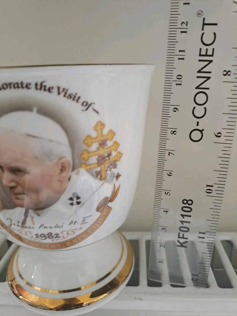 Commemorative cup Pope John Paul II 1982 - Image 3