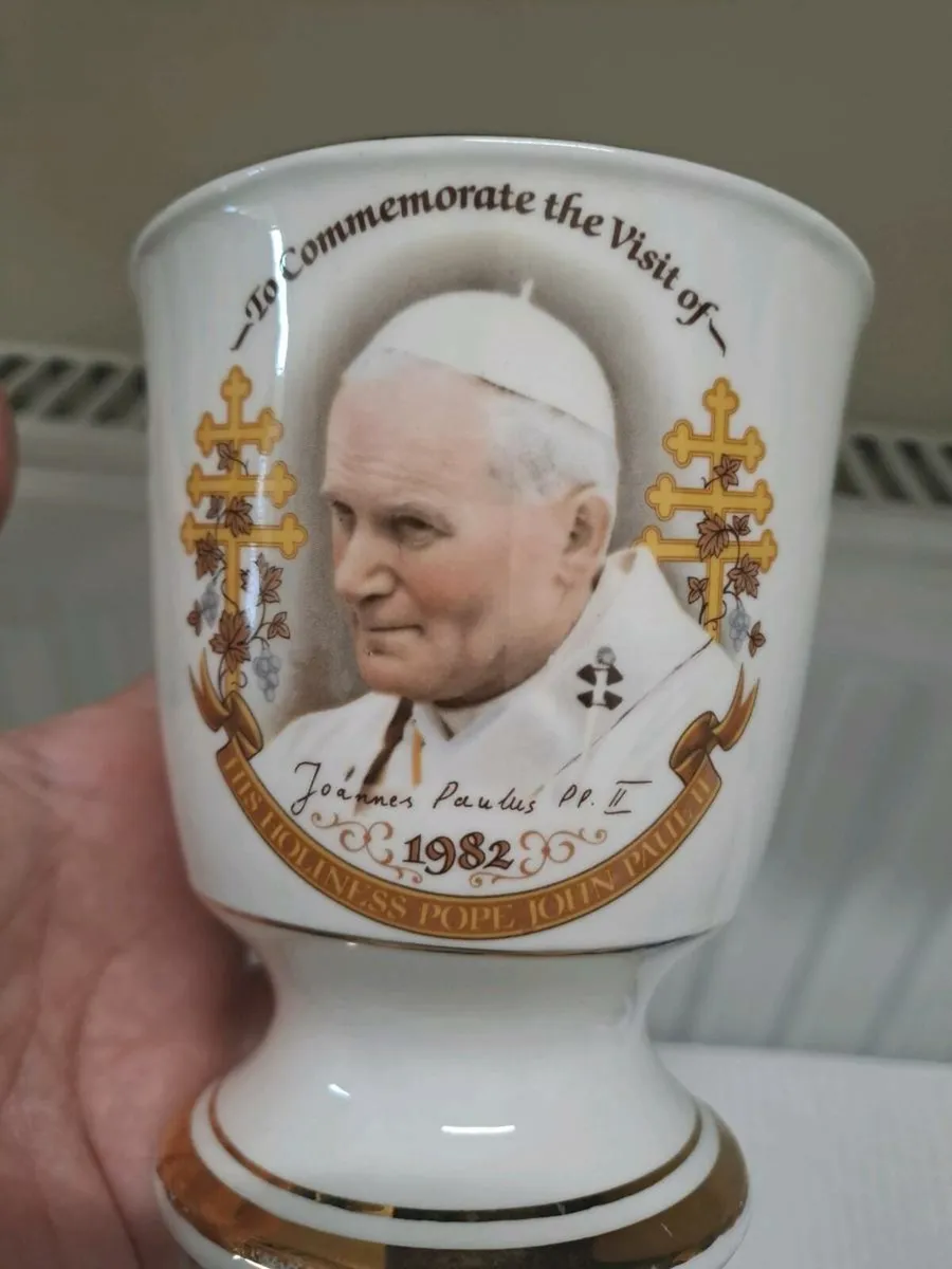 Commemorative cup Pope John Paul II 1982 - Image 4