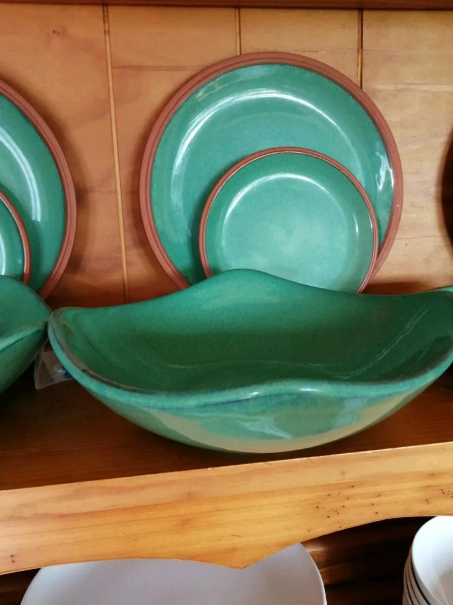 Irish country pottery green - Image 4