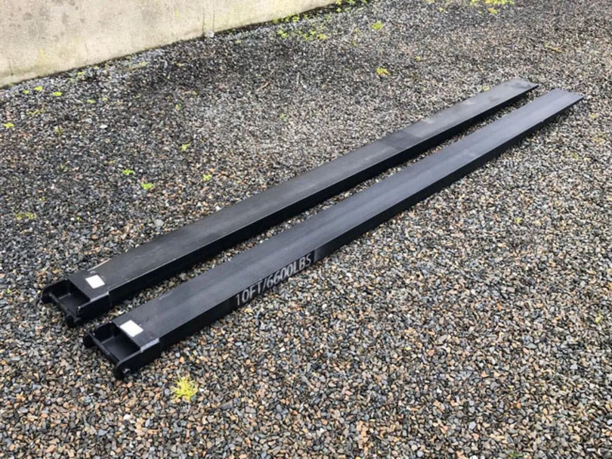 10ft Forklift Extension Toes **Online Auction** - Image 1