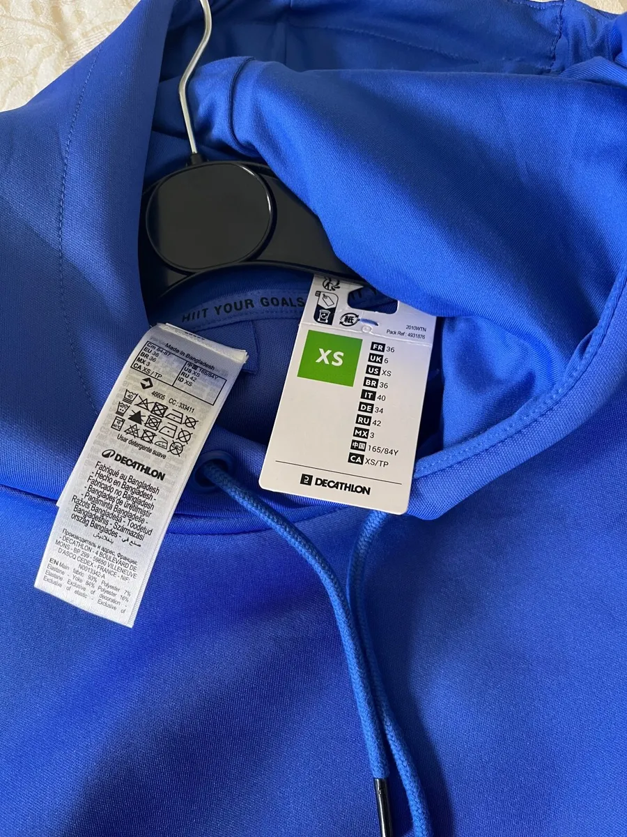 Decathalon Cropped Domyos Hoodie  XS - Image 2