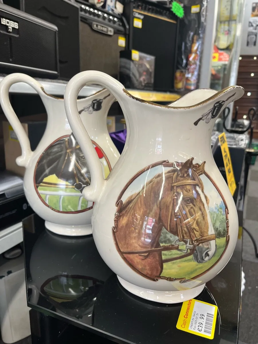 Pair of Staffordshire Ironstone Jugs - Image 2