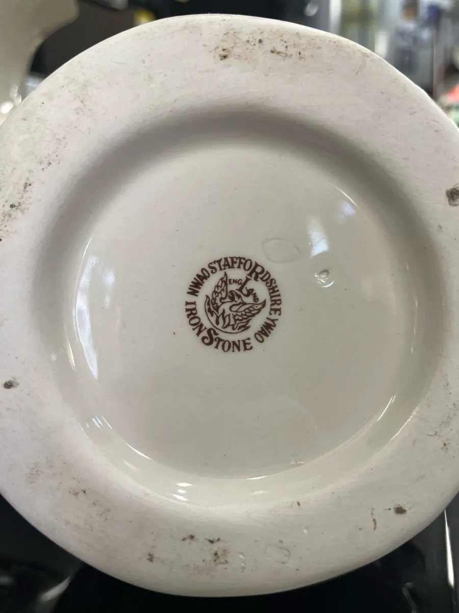 Pair of Staffordshire Ironstone Jugs - Image 3