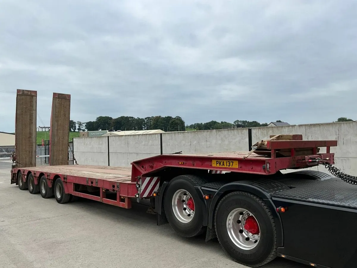 FAYMONVILLE 4 AXLE 40FT EXTENDABLE LOW LOADER - Image 1