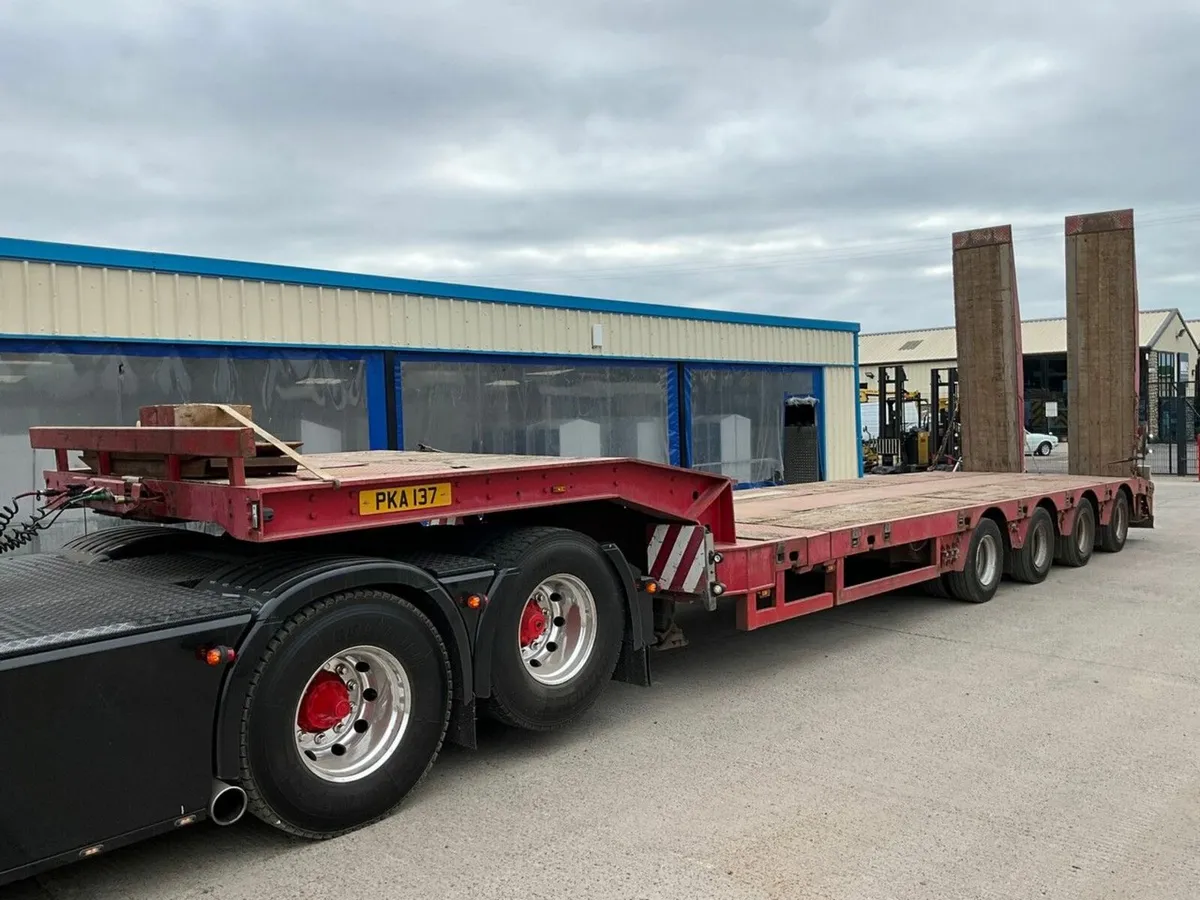 FAYMONVILLE 4 AXLE 40FT EXTENDABLE LOW LOADER - Image 2