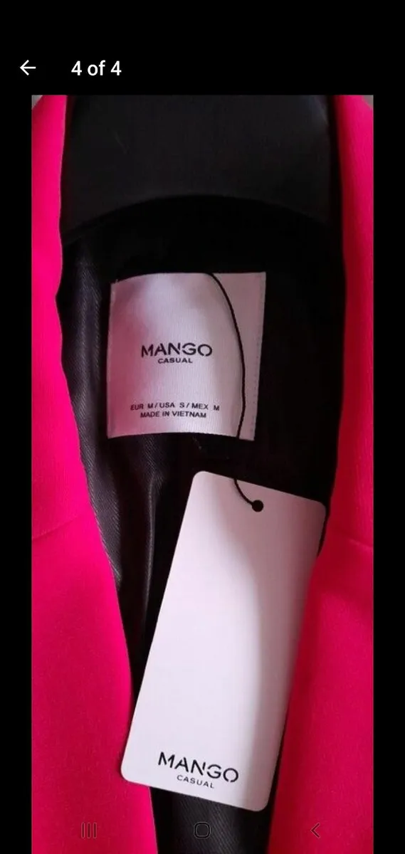 Mango pink coat 10/12 - Image 4