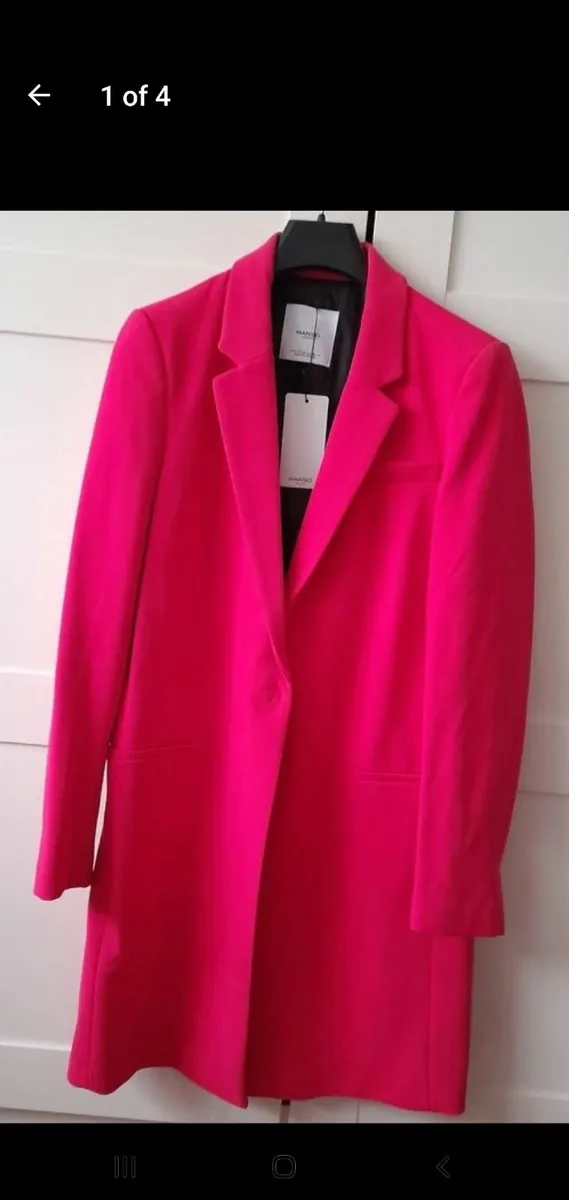 Mango pink coat 10/12 - Image 1