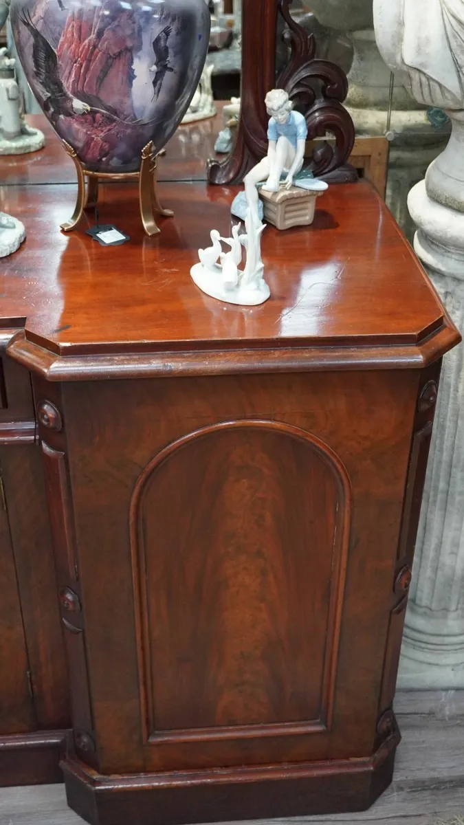 Antique Victorian Mahogany Sideboard with Mirror - Image 4