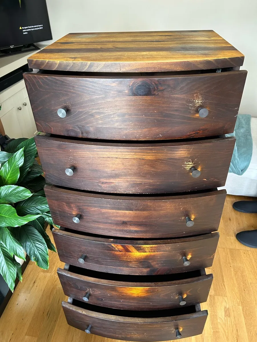 Chest of 6 drawers - Image 3