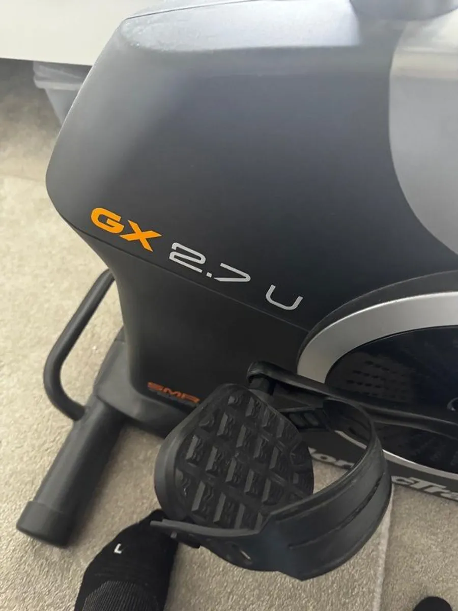 Norditrack GX 2.7 U exercise bike in perfect condition with tablet holder. - Image 2