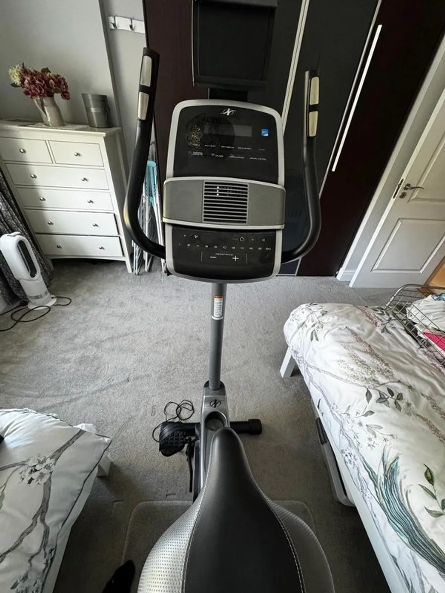 Norditrack GX 2.7 U exercise bike in perfect condition with tablet holder. - Image 3