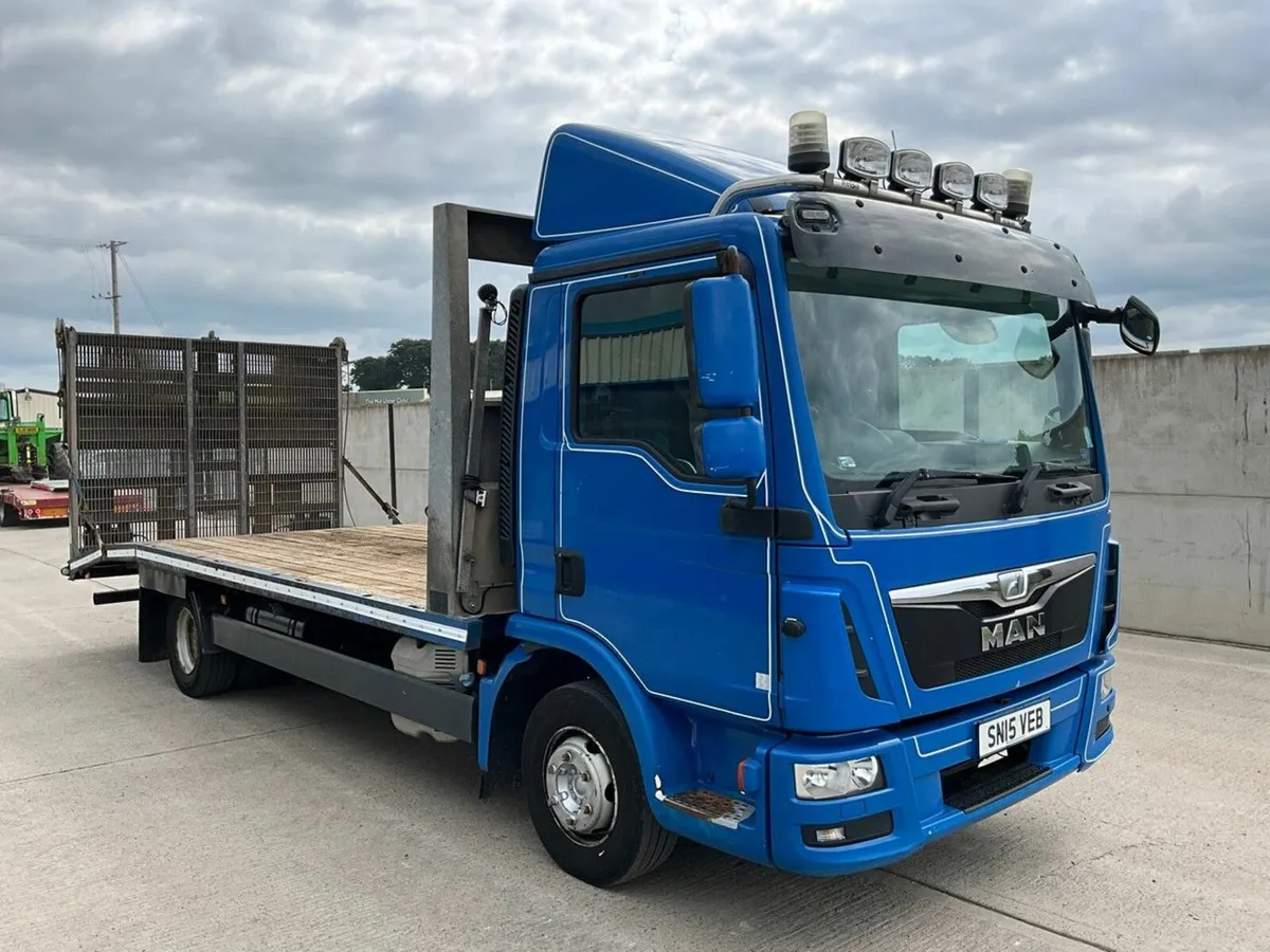MAN TGL 10 TON 4X2 BEAVERTAIL AUTOMATIC PLANT LORR - Image 1