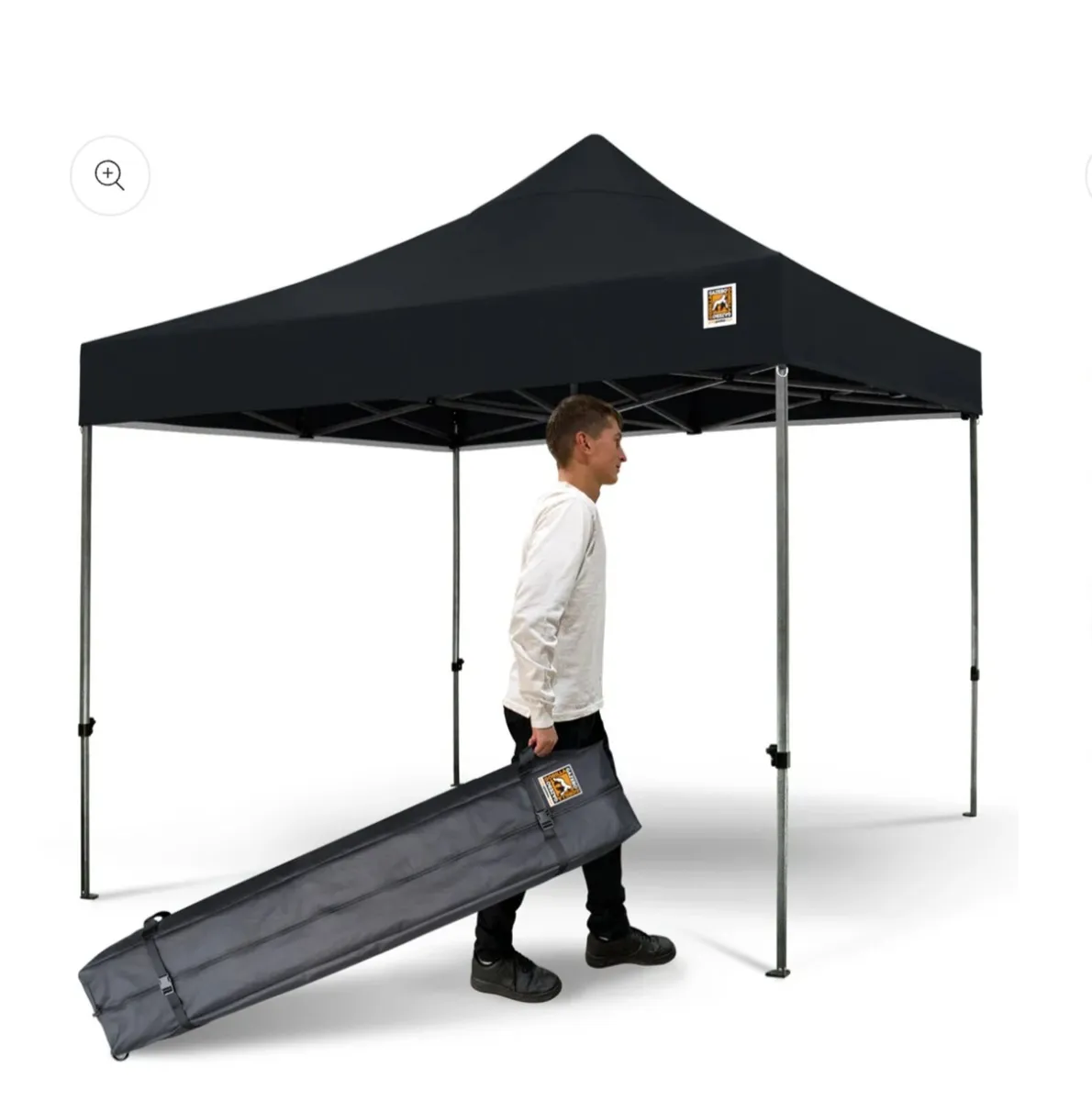 Gorilla Gazebo 3m x 3m Pop-Up Gazebo Black ⚫️ - Image 2