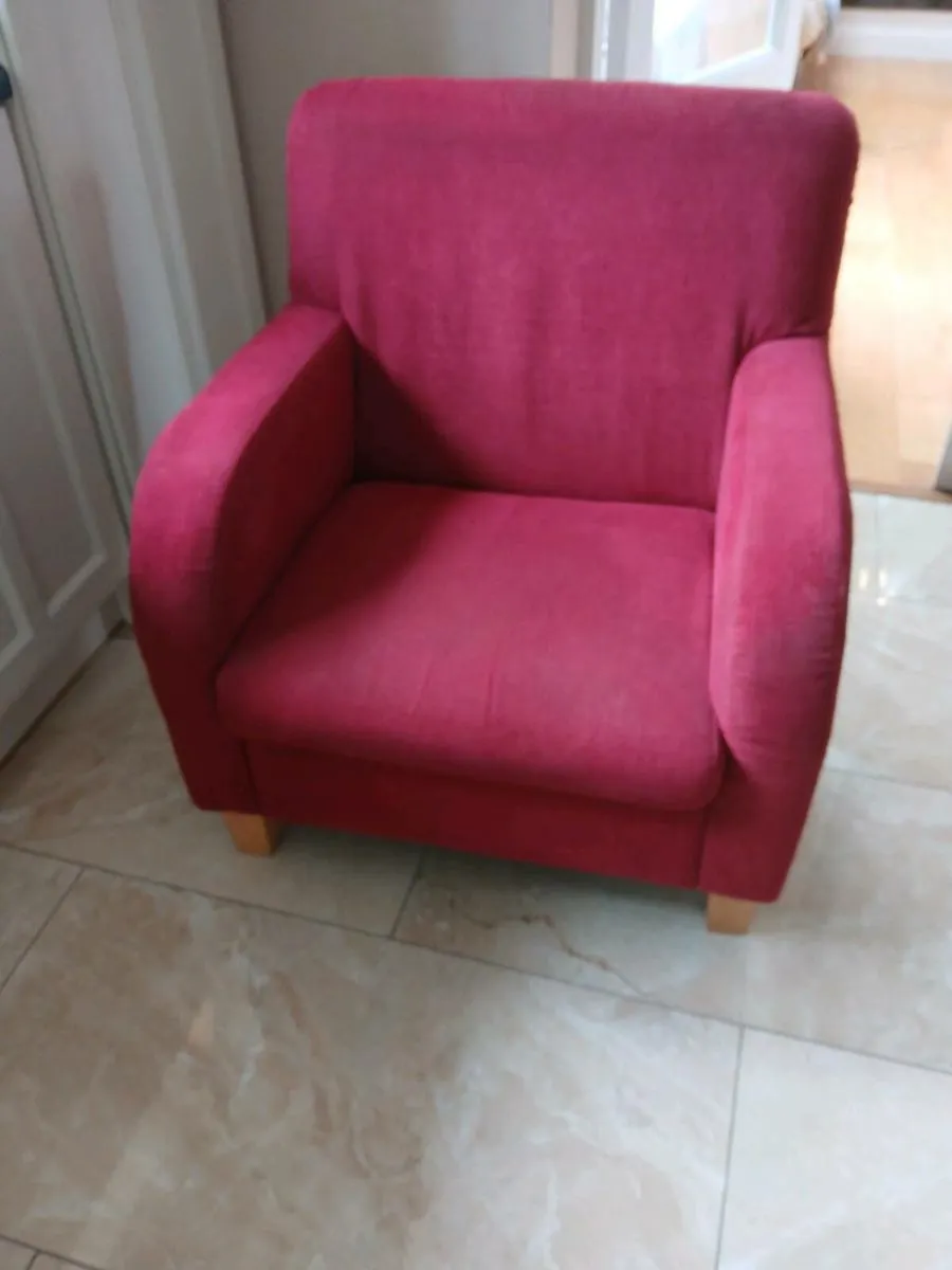 Raspberry Armchair - Image 1