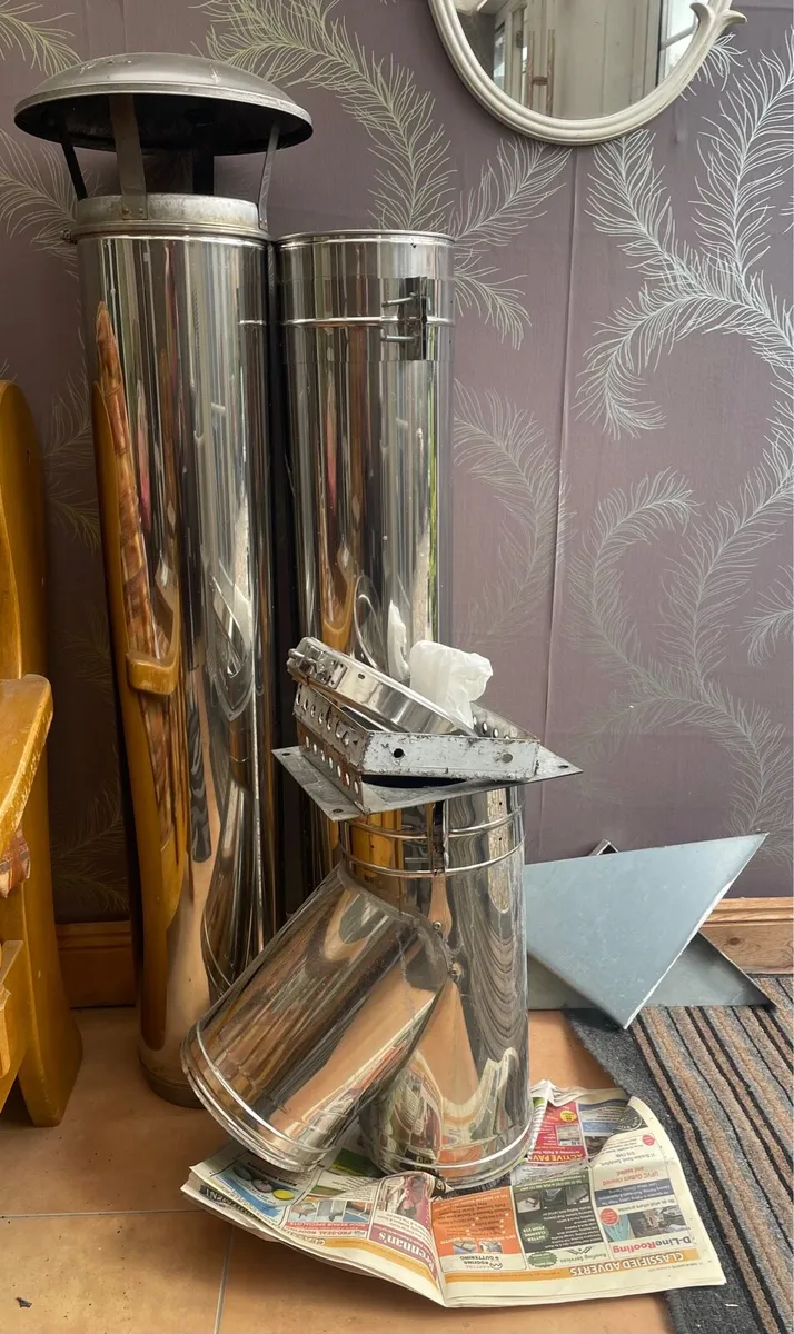 Multi fuel twin wall flue and brackets - Image 2