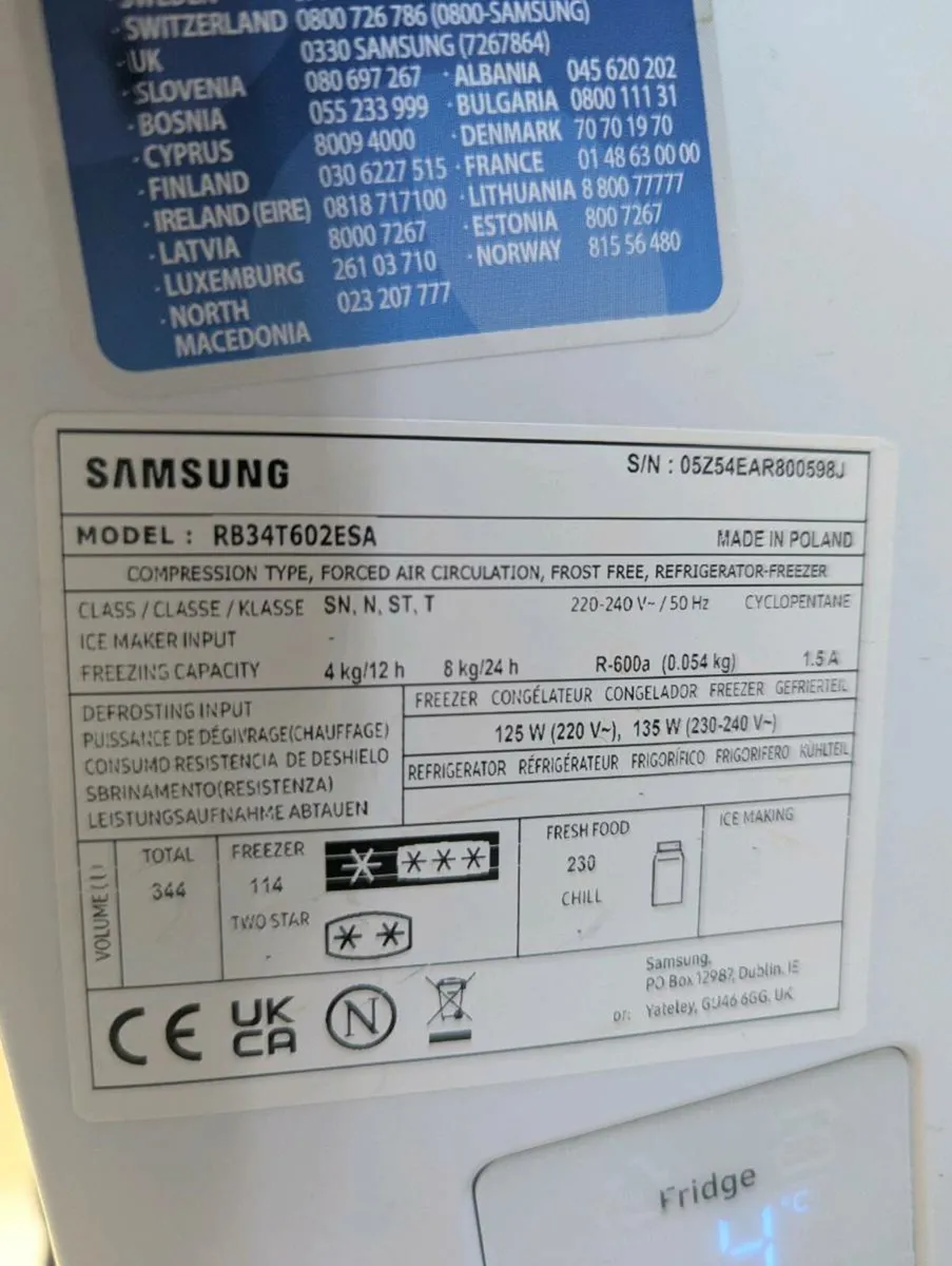 Samsung Fridge/Frezer - Image 3