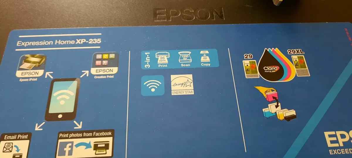 Epson- Expression Home XP- 235 printer - Image 2