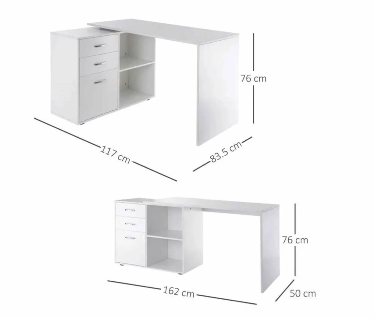 Modern L-Shaped Desk - Image 1