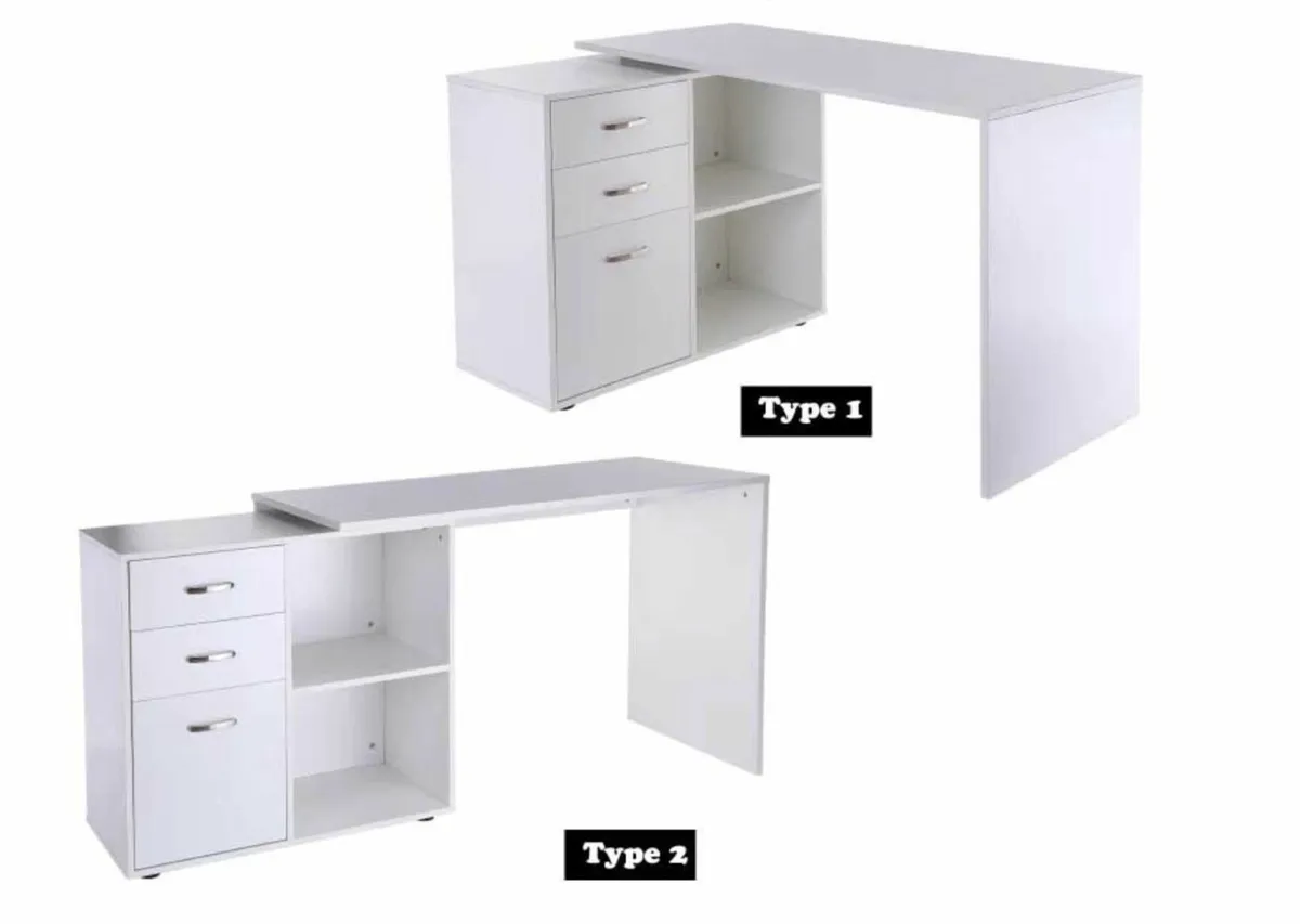 Modern L-Shaped Desk - Image 2
