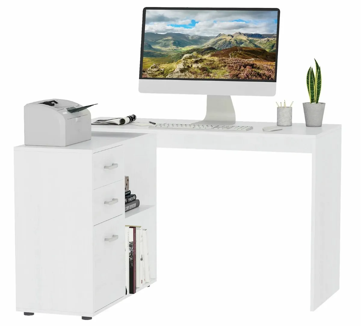 Modern L-Shaped Desk - Image 3