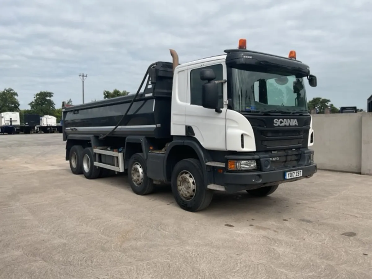 2017 Scania P410 8x4 Tipper - Image 1