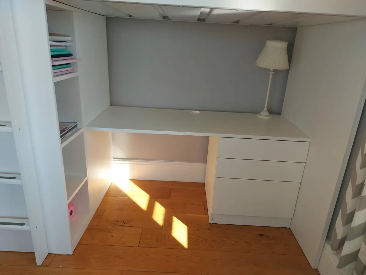 Kids Bed, Desk and Wardrobe Set - Image 3