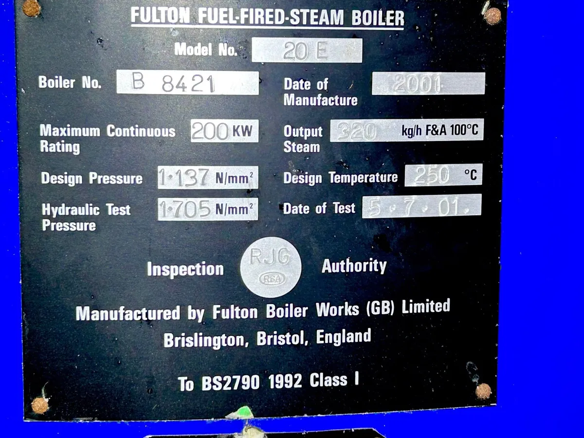 Fulton steam boiler - Image 4