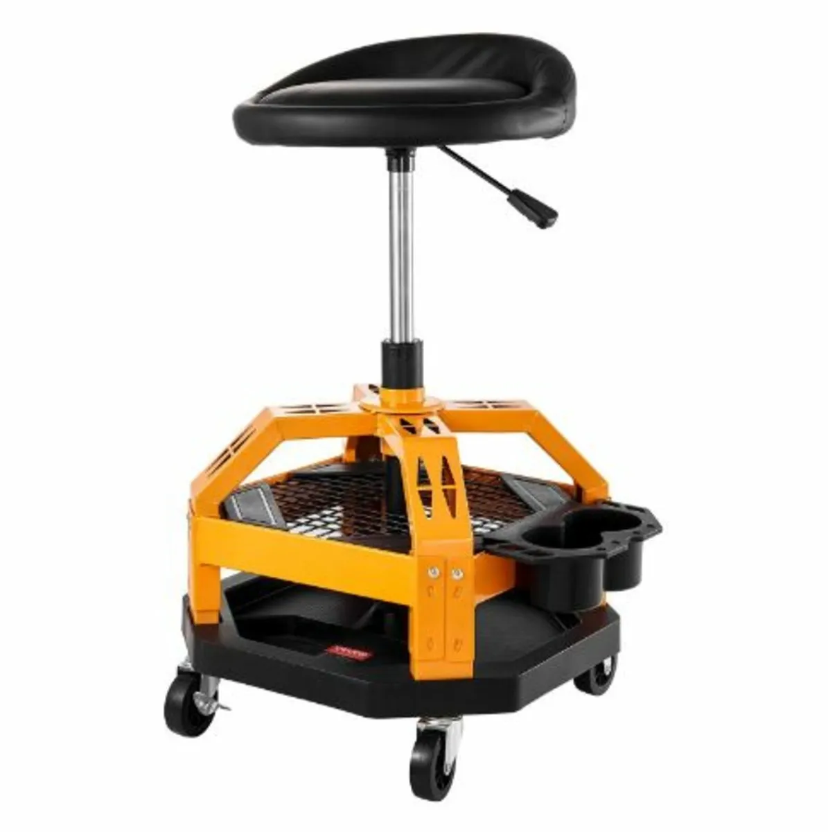 Rolling Shop Stool Heavy-Duty Garage Work Seat - Image 4