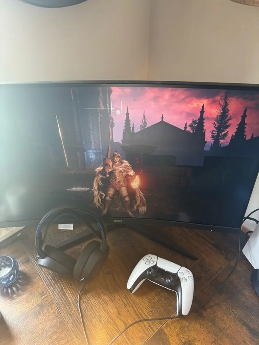 PS5, Gaming Monitor and Headset Bundle - Image 1