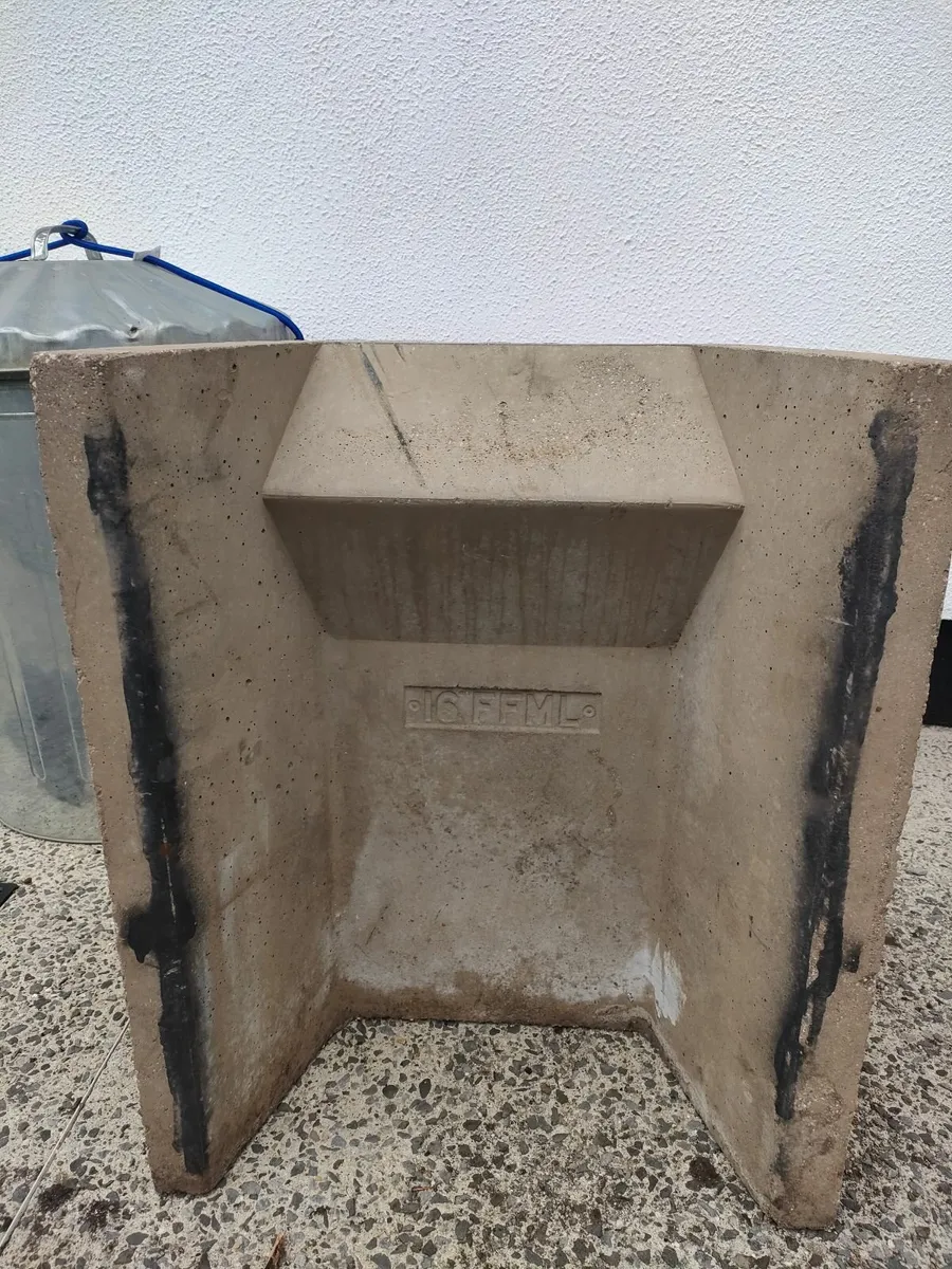 Fireplace Concrete Back - Image 1
